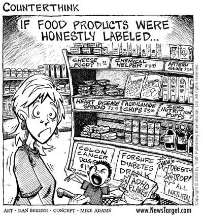 Honest Food Labels - Saturday Morning Cartoon (The Good Human) Family, Kids 