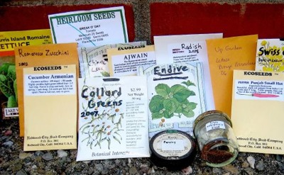 The 2009 No Cost Garden. seeds The 2009 No Cost Garden.