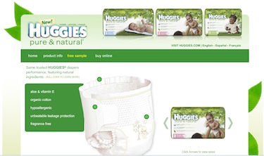 Greenwash Of The Week: Huggies Pure & Natural. huggiesgreenwash Greenwash Of The Week: Huggies Pure & Natural.
