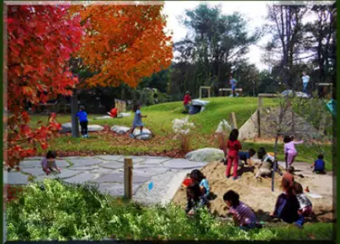 playground1 Natural Playgrounds Company Builds Green, Sustainable Playgrounds.