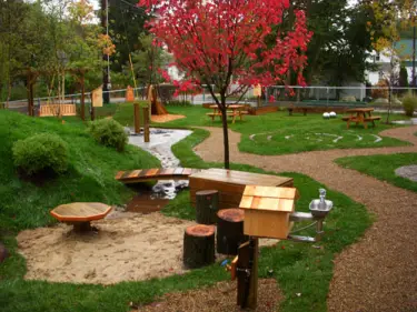 playground2 Natural Playgrounds Company Builds Green, Sustainable Playgrounds.
